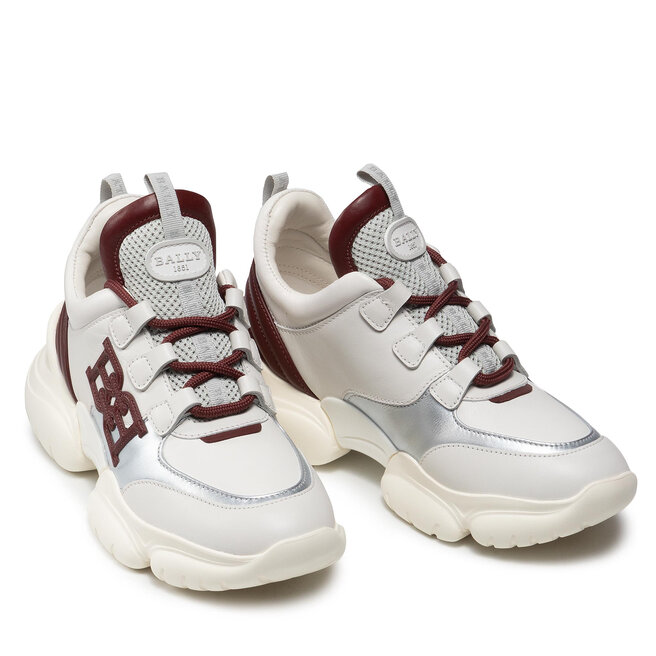 Bally Сникърси Bally Claires 6239657 White/Heritage Red