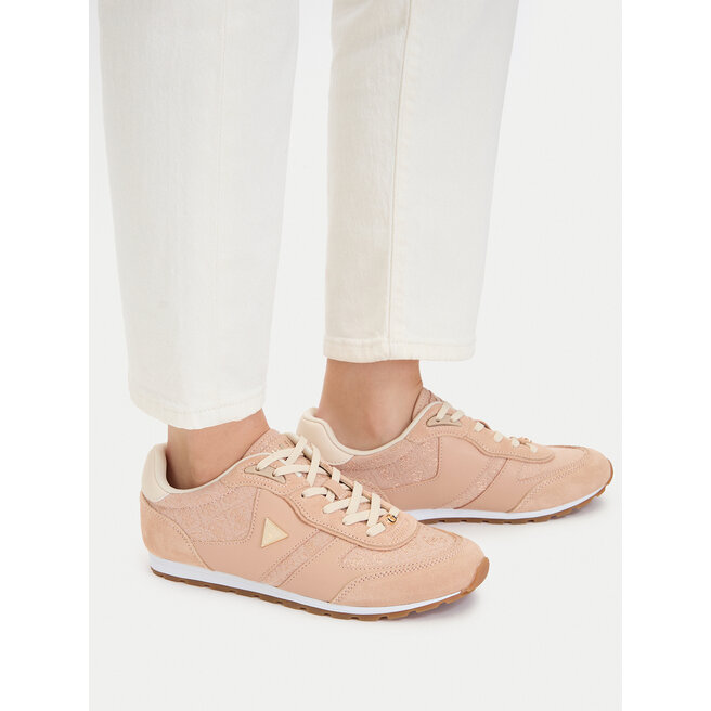 Sneakersy Guess FLTTYR SUE12 Beżowy jasny