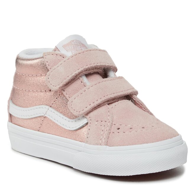 Vans rose shop gold sneakers