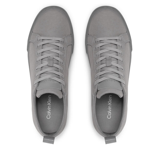 Calvin Klein Πάνινα παπούτσια Calvin Klein Low Top Lace Up Nylon HM0HM00342 Grey Fog PTA