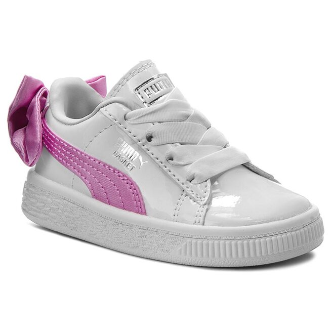 bota abrigo pubertad Sneakers Puma Basket Bow 367623 02 Puma White/Orchid/Gray • Www.zapatos.es