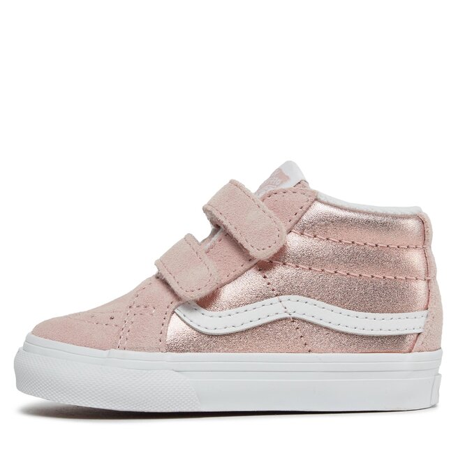 Vans pink top and gold