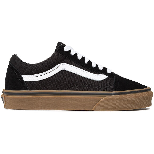 Vans old skool store all black gum sole