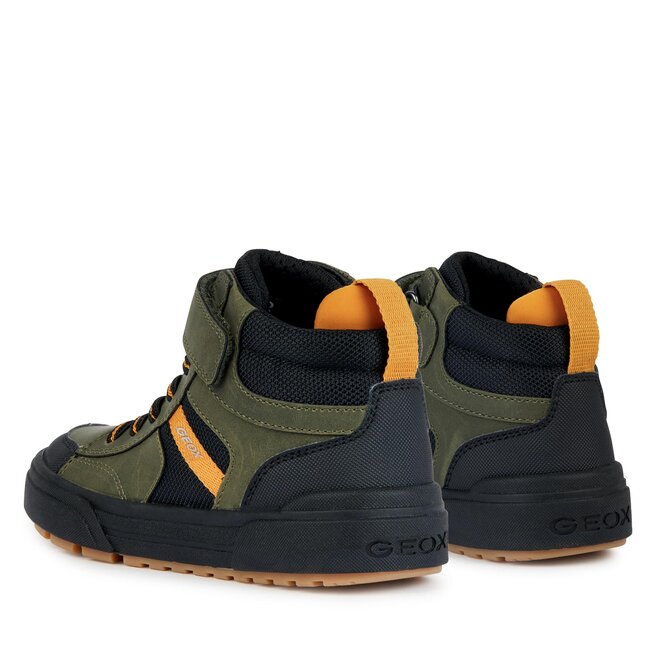 Geox Sneakers Geox J Weemble Boy J26HAA 0MEFU C0099 M Military/Yellow