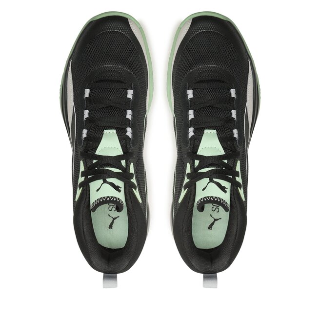 Puma Pantofi Puma Playmaker 385841 08 Puma Black/White/Light Mint