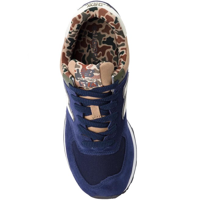 Sneakers New Balance ML574HVA Bleu marine | chaussures.fr