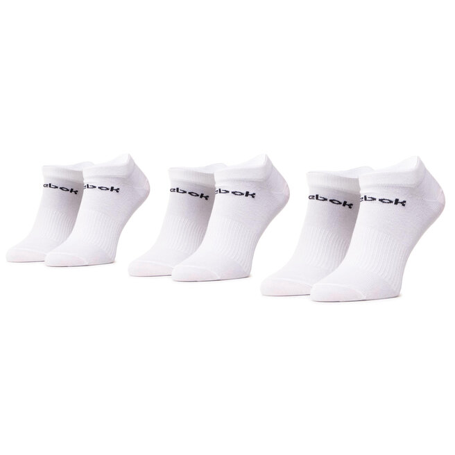 Reebok Комплект 3 чифта къси чорапи унисекс Reebok Act Core Low Cut Sock 3P GH8228 White