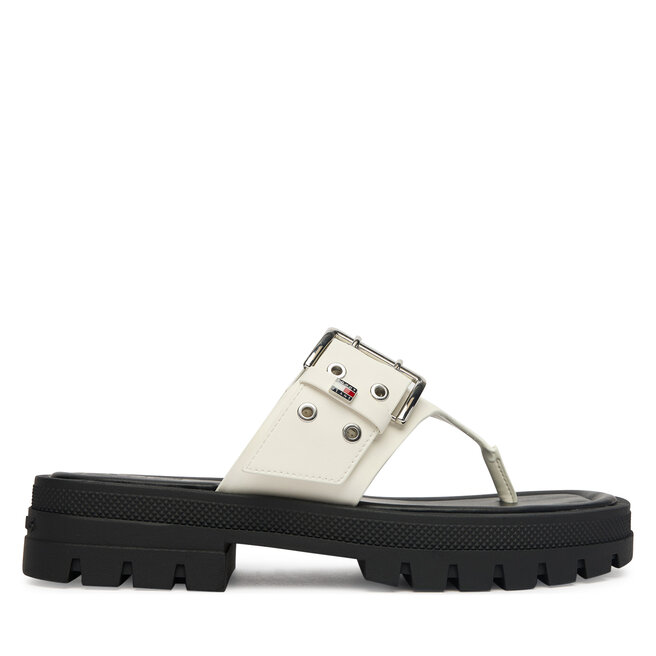 Japonki Tommy Jeans Tjw Buckle Sandal EN0EN02948 Biały -