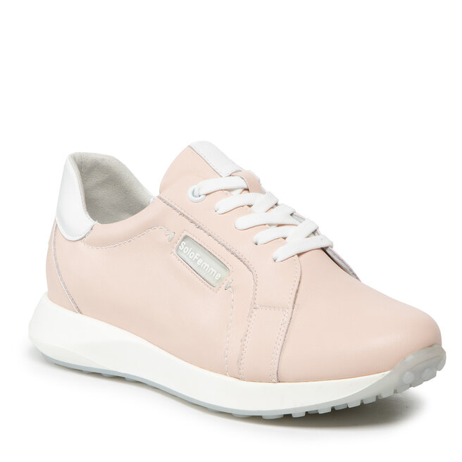 Sneakers Solo Femme 10102-01-N03/N01-03-00 Pudrowy Róż/ Biały 10102-01-N03/N01-03-00 imagine noua