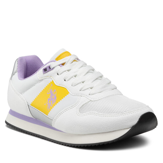 Αθλητικά U.S. Polo Assn. Nobiw005 NOBIW005W/2TH1 Whi-Yel01 Λευκό