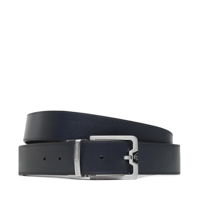 Emporio Armani Pánský pásek Emporio Armani Y4S502 Y734E 88045 Black/Blue