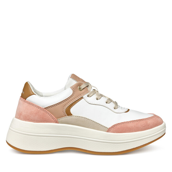 Sneakersy Geox D Spherica Ecub-3 D46WTB 05422 - Biały