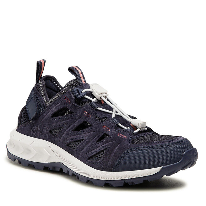 Trekkings Jack Wolfskin Woodland 2 Hybrid Low W 4051351 Dark Blue/Pink