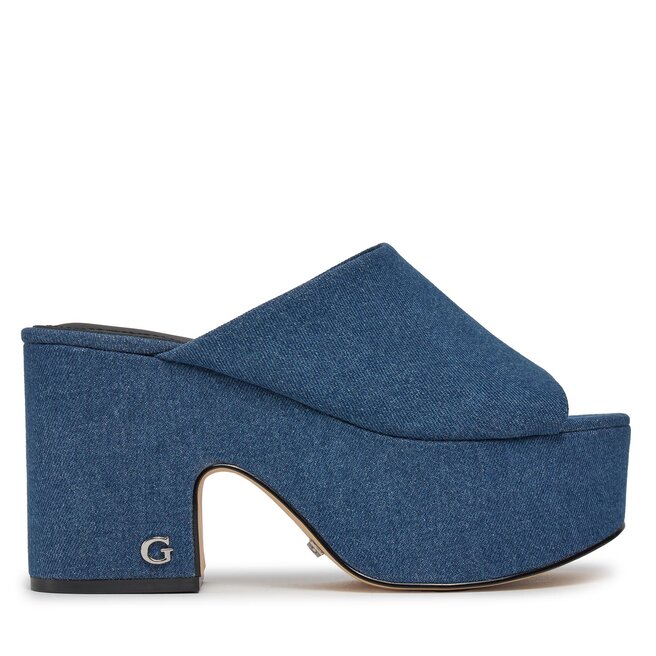Klapki Guess Yaki2 FLJYA2 - Niebieski