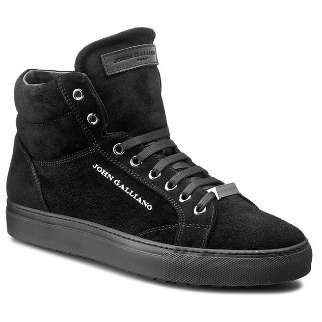Boots John Galliano 11290 AA Velour Nero chaussures