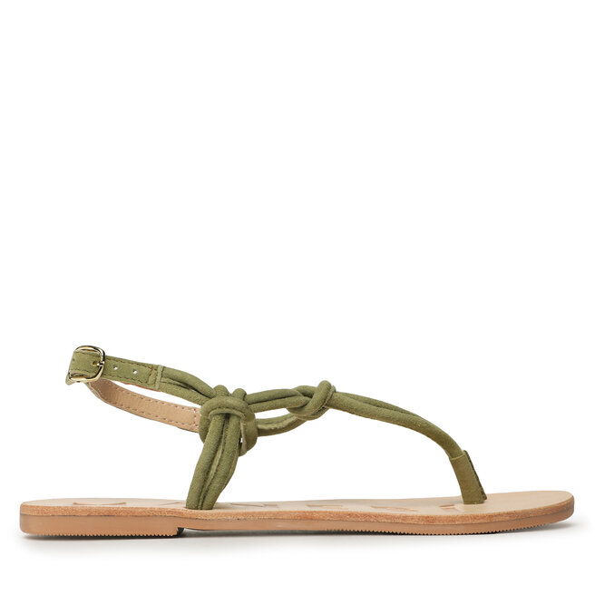 Σανδάλια Manebi Suede Leather Sandals V 2.0 Y0 Kaki Green Knot Thongs