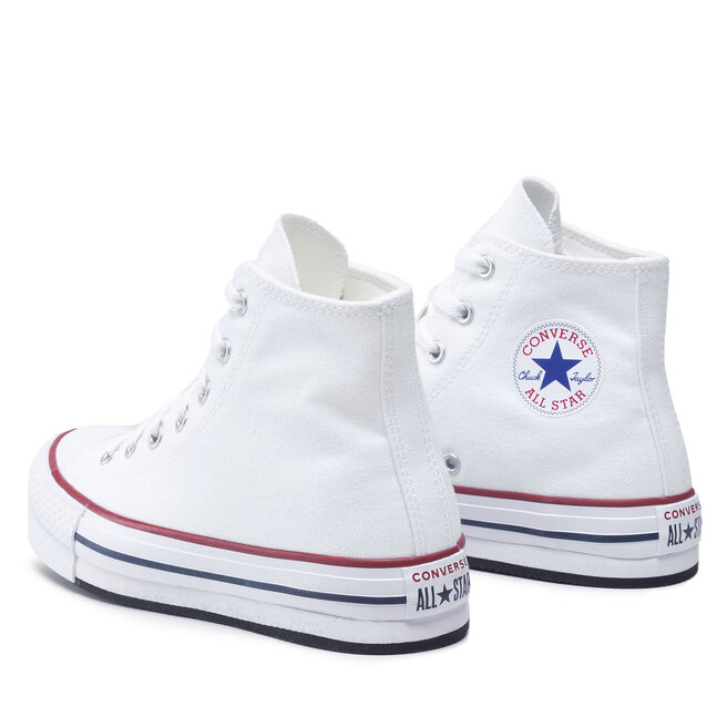Converse Tornacipő Converse Ctas Eva Lift Hi 272856C White/Garnet/Navy