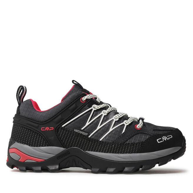 CMP Bakancs CMP Rigel Low Wmn Trekking Shoe Wp 3Q54456 Antracite/Off White 76UC