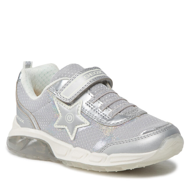 Geox Сникърси Geox J Spaziale G. A J25DAA 014AJ C1007 S Silver