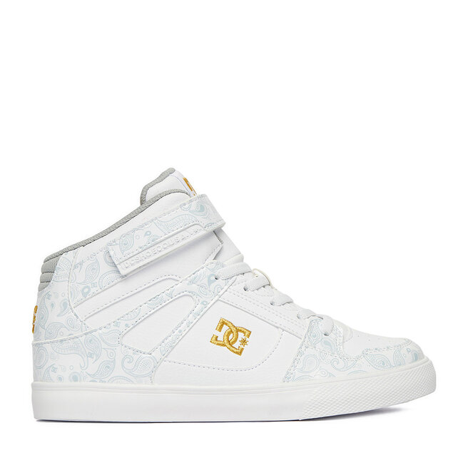 Sneakersy DC Shoes EO-PURE HIGH-TOP SE EV SN DC01796114 Biały - dziewczęce