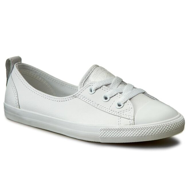 filtrar todos los días Picante Zapatillas Converse Ctas Ballet Lace leather Slip 553376C Converse  White/White/White • Www.zapatos.es