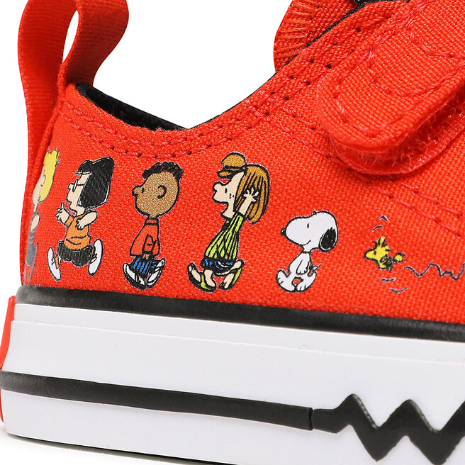 Converse Кецове Converse Ctas 2V Ox A01870C Signal Red/Black/White