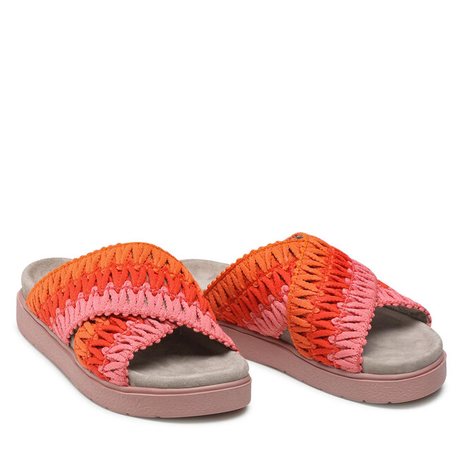 Inuikii Чехли Inuikii Knitted Crossed 70104-087 Orange