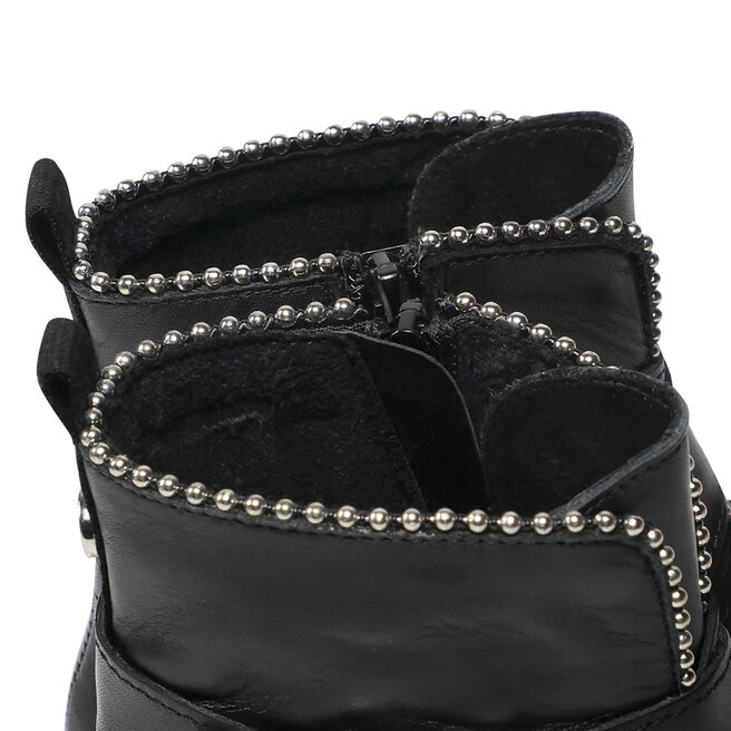 Steve Madden Kozačky Steve Madden Jhoofy SM15000141-03001-017 Black Leather