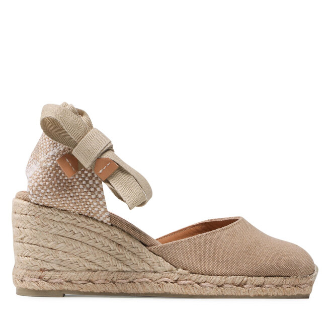 Espadryle Castañer Carina/6/002 - Beżowy