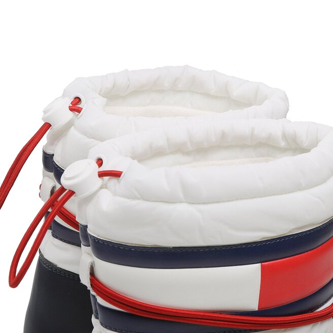 Tommy Jeans Sněhule Tommy Jeans Snowboot Low EN0EN02162 Red White Blue 0K4