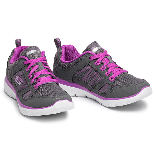 Skechers Boty Skechers New World 12997/CCPR Charcoal/Purple