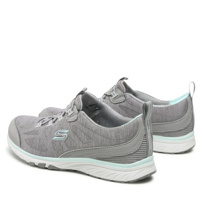 Skechers Boty Skechers Fascinating 104286/GYLB Gray/Light Blue