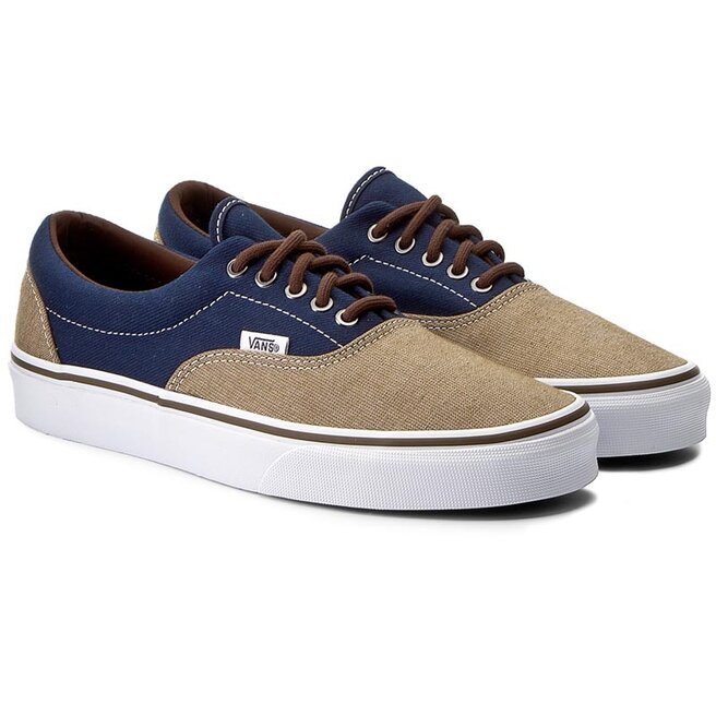 Blue and khaki vans top