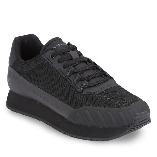 Calvin Klein Jeans Sportcipő Calvin Klein Jeans Retro Runner Laceup YM0YM00712 Triple Black BEH