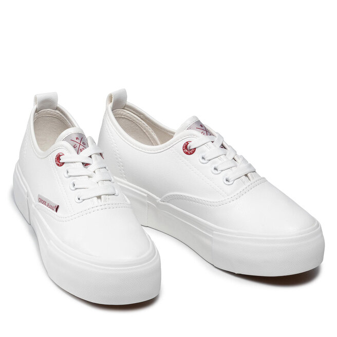 Cross Jeans Sneakersy Cross Jeans GG2R4001C White