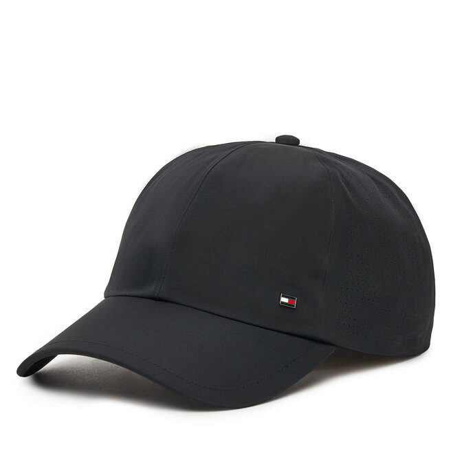Czapka z daszkiem Tommy Hilfiger Corp Perforated 6 Panel - Czarny
