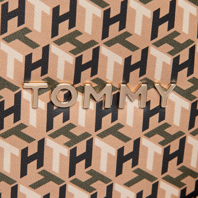 Sac main Tommy Hilfiger Iconic Tommy Tote Mono AW0AW09049 AEZ