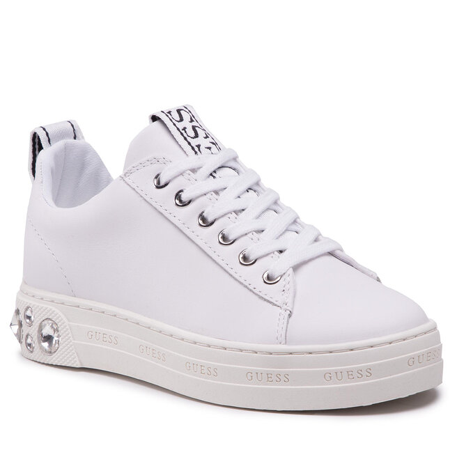 Sneakers Guess Rivet3 FL6RV3 LEA12 WHITE