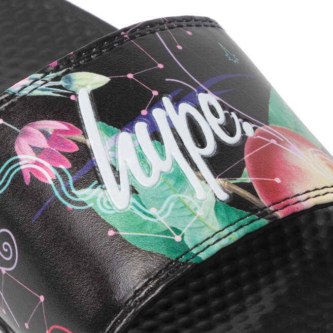 HYPE Чехли HYPE Script Sliders ZVLR-712 Black Mystic Flower