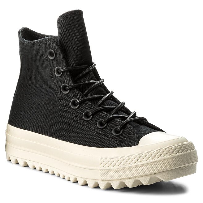 Converse Ctas Lift Ripple Hi 559856C Black Black Natural