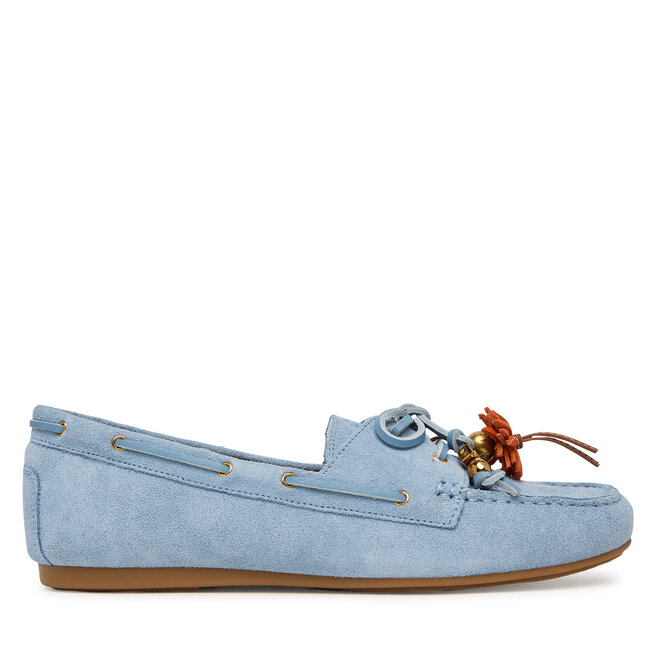 Mokasyny MICHAEL Michael Kors 40S6FAFR2S Błękitny -