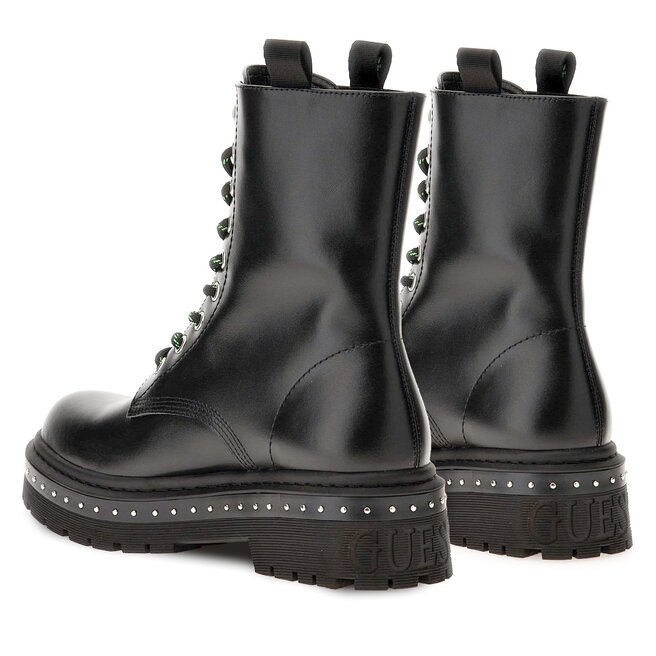 Guess Polokozačky Guess Joya FL7JYA LEA10 BLACK