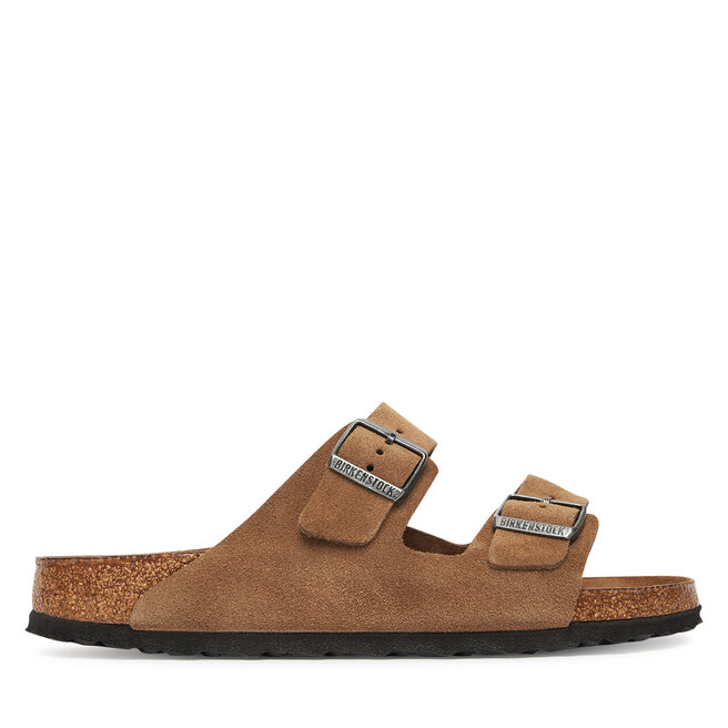 Klapki Birkenstock Arizona Sfb - Brązowy