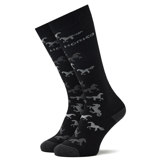 Horka 3 pares de calcetines altos unisex Horka Riding Socks 145450-0000-0203 H Black/Grey