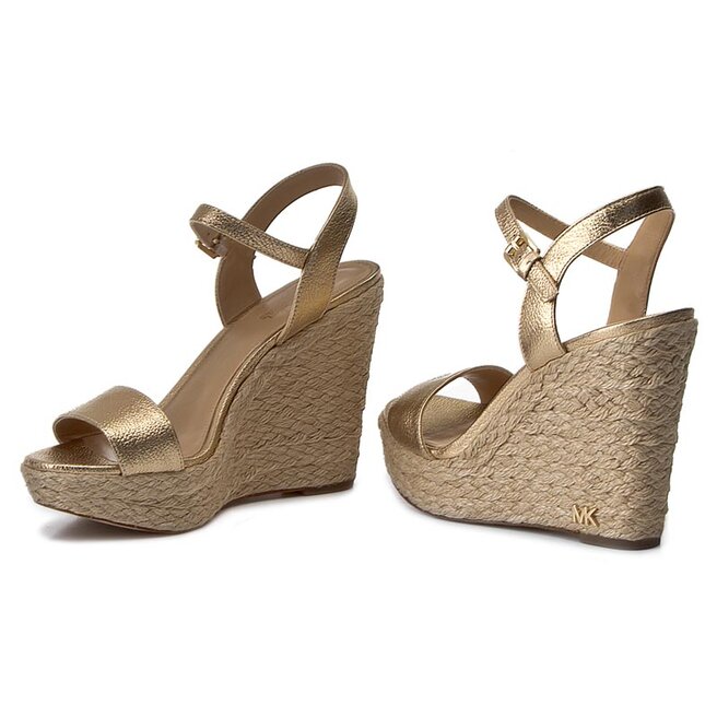 Michael kors jill wedge gold store