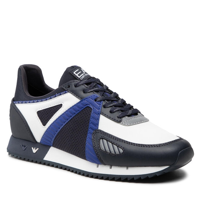 Mourn Dazzling theme Sneakers EA7 Emporio Armani X8X076 XK220 Q229 Wht/Ngt/Blue/Mazblue •  Www.epantofi.ro