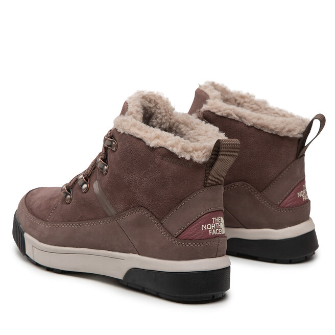 The North Face Schnürstiefeletten The North Face Sierra Mid Lace Wp NF0A4T3X7T71 Deep Taupe/Wild Ginger