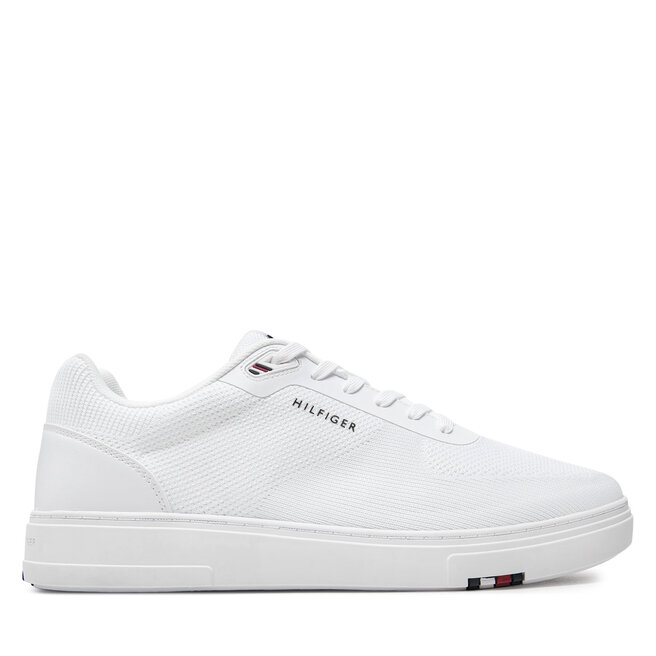 Sneakersy Tommy Hilfiger Modern Cup Knit Rwb - Biały