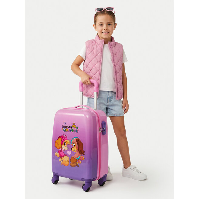 Walizka dziecięca Paw Patrol CEO-ACCCS-SS26-105PAW-S Różowy -