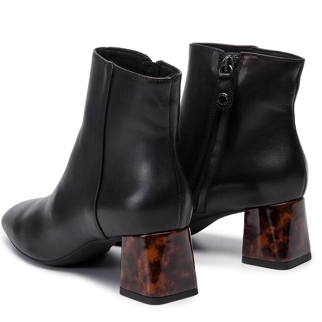 Bottines Geox D Seyla C D828VC 043HH C9BN6 Black Rust chaussures